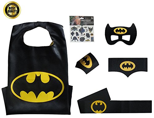 Special Batman Superhero Set - Cape, Mask, Wristbands, Belt and a FREE Bonus
