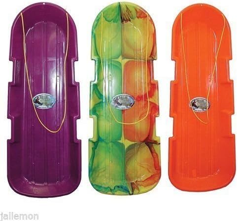 6 pack Emsco 1140/123 SnoTwin Poly Snow Toboggan Sled