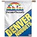 Denver Nuggets Throwback Vertical Flag: 27x37 Banner