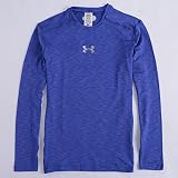 UNDER ARMOUR (アンダーアーマー) UA無地 カジュアル 長袖 (Ｌ, ライトブルー) [並行輸入品]