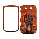 AT&T BLACKBERRY TORCH 9800 TIGER HARD PROTECTOR COVER CASE/SNAP ON PERFECT  ....