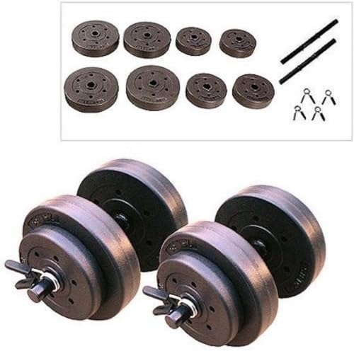 Halcon Fitness Dumbbell Set Weight 40 Lbs Vinyl