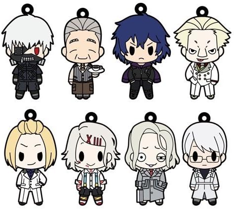 D4 Tokyo Ghoul Rubber Strap Key Chain Collection Vol.2 BOX Product 8Pieces 50731