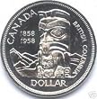 Totem Pole British Columbia Silver Coin Totem Pole From 1958 Haida Coast Native Indian Pacific Coast Totem Carvers Native Indian