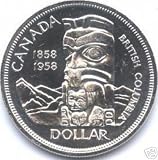 Totem Pole British Columbia Silver Coin Totem Pole From 1958 Haida Coast Native Indian Pacific Coast Totem Carvers Native Indian