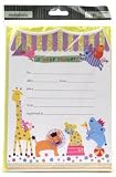 Animal Circus Baby Shower Invitations - Set of 10