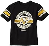 NHL Youth Pittsburgh Penguins Circle Graphic W/ Sleeve Hit S/S Vintage Tee - R58Nu8Pp