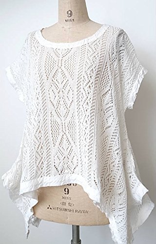 (キャピタル) KAPITAL K1504SC68 コットンレースフレンチスリーブテントT