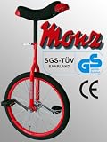 Luxus MONZ Einrad 18", luftbereift, rot, T�V/GS, NEU - 