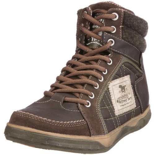 Mustang 4009-505 Herren-Stiefelette, Herren Stiefel, Braun (dunkelbraun 32), EU 44