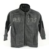 Produkt-Bild: natubini Kinder Fleecejacke f&uuml;r Jungen in grau melange, Gr. 92-152