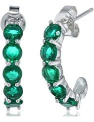 Sterling Silver 4mm Earrings (3.00cttw)