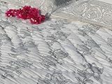 IMAGE OF Tilonia Home: Twin Quilt - Black & White Floral