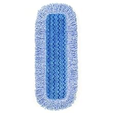 Rubbermaid Commercial FGQ41600 Hygen Microfiber Single-Sided High Absorbency Mop, 20.7" Length x 5.7" Width x 0.5" Height, Blue