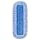 Rubbermaid Commercial FGQ41600 Hygen Microfiber Single-Sided High Absorbency Mop, 20.7" Length x 5.7" Width x 0.5" Height, Blue