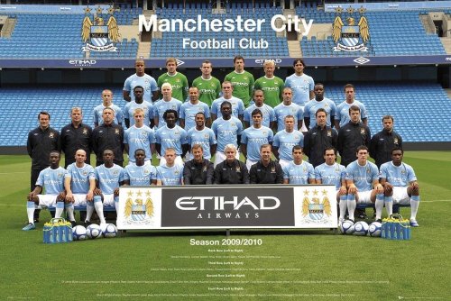 GB eye Ltd, Maxi Poster, Manchester City, Team Photo 09/10, (61x91.5cm)