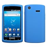 Blue Gel Skin Case for Samsung Captivate i897 (Galaxy S) AT&T Protector Cas ....