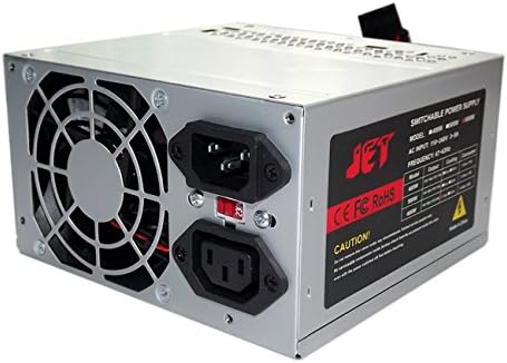 Power Supply 600W (15 SATA + 2 IDE Connectors) for 1 to 13 Target CD DVD Blu-ray Duplicator Tower Case 115v/230v Input Switchable with 8cm X 8cm Cooling Fan