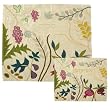 Raw Silk Applique'd Matzah Cover and Optional Afikoman Cover CAT# MAS-26
