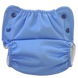 SageDiaper Sure Fit Pocket Diaper , Blue Cloud