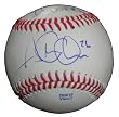 Los Angeles Dodgers Steve Ames Autographed ROLB Baseball Featuring "Go Dodgers" Inscription! Proof Photo