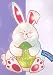 17" Lighted Shimmering Easter Bunny Window Silhouette Decoration