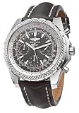 Breitling A2536212-B814-441X Bentley Black Dial Leather Men's Automatic Chronograph, Chronometer, Tachymeter Watch