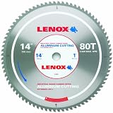 51u%2BH02WcuL. SL160  Lenox Tools 21892AL140080CT Metal Cutting Circular Saw Blade, 14 Inch by 80 Teeth, Aluminum