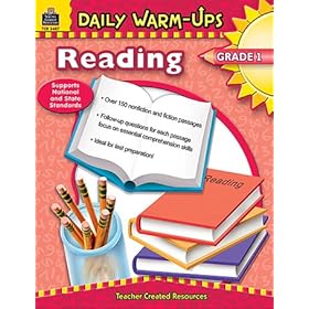 Teacher Created Resources 3487 - Daily Warm-Ups: Reading, Grade 1, Paperback, 176 Pages-TCR3487