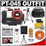 51u%2BI04d05L. SL160  Olympus PT 045 Underwater Case for the Stylus TOUGH 8000 Digital Cameras + Li 50B Battery + Case + Tripod + Cameta Bonus Accessory Kit