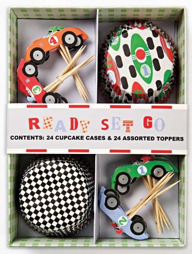 Race Car Cupcake Set Meri Meri