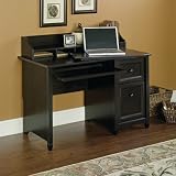 Edge Water Laptop Desk with Digital Dock Estate Black Finish