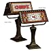 KANSAS CITY CHIEFS Team Logo Art-Glass BANKER'S LAMP (13 1/4 Tall x 10 1/4 Wide) by Memory Company