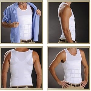 beautyko Men's 3-in-1 Posture Support Compression Shirt, XL