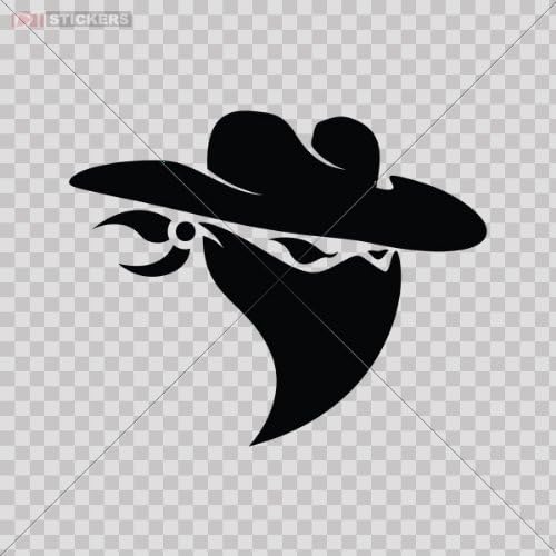 Decal Sticker Thief Thug Mobster Play Room Car Window Wall Art Decor Doors Helmet Truck Motorcycle Note Book Mobile Laptop Size: 4 X 3.2 Inches Vinyl color print