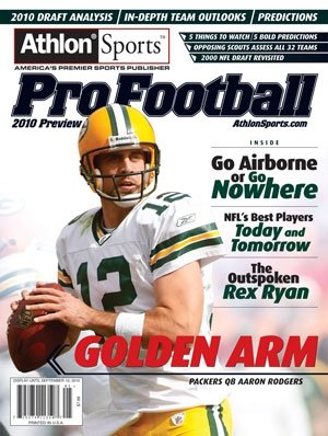 Athlon Sports 2010 NFL Pro Football Preview Magazine- Green Bay Packers Cover