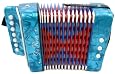 DeRosa Childrens Blue 7 Key Toy Accordion Squeeze Box