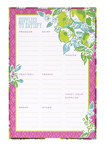 Lilly Pulitzer List Pad, Pink Lemonade (154018)