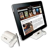 Apple iPad & iPad 2 iphone 4S SYNC & Charge Dock Stand + anti dust stylus pen