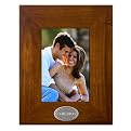 Home Frame with Metal Plaque - Espresso (4x6")