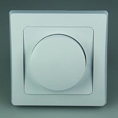 DELPHI Dimmer f�r elektronische Trafos 250V~/ 300W, inkl. Rahmen, UP, wei�