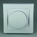 Produkt-Bild: DELPHI Dimmer f&uuml;r elektronische Trafos250V~/ 300W, inkl. Rahmen, UP, wei&szlig;