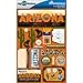 Reminisce Jet Setters Dimensional Stickers-Arizona