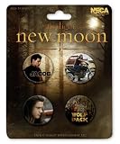 The Twilight Saga: New Moon - Merchandise (4 Piece Button Set - Jacob) (Size: 1" Each)