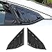 YUZHONGTIAN 2018-2020 for Honda Accord Window Scoop Louvers Cover ABS 2PCS (Carbon Fiber Style)