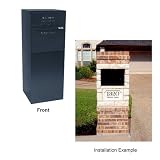 dVault® Locking Mailboxes Curbside Mail & Package Delivery Vault, DVCS0015-1, Black