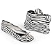 Sidekicks Women's Foldable Ballet Flats with Carrying Case