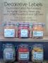 Decorative Labels: Gummed and Perforated for Home Canning, Preserving and Other Household and Gift Uses - 128 Colorful Labels