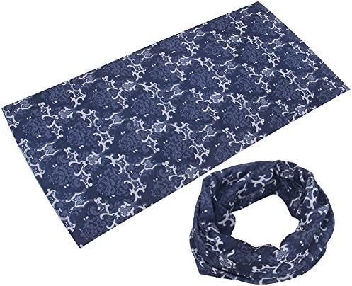 iArtker 12-in-1 Headband - Versatile Sports &amp; Casual Headwear - Constructed with High Performance Moisture Wicking Microfiber.Dark Flower