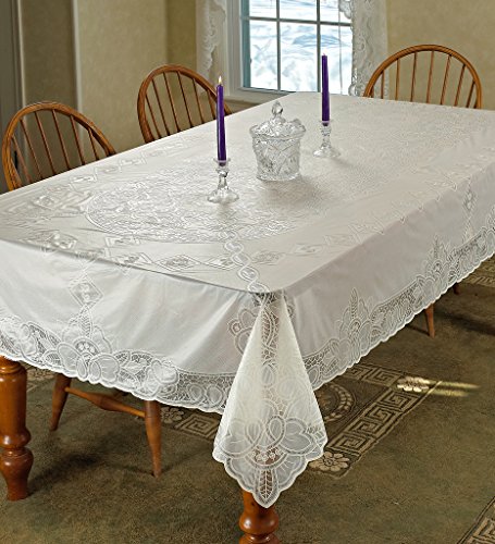 Vinyl Lace Betenburg Design Tablecloth Beige 60